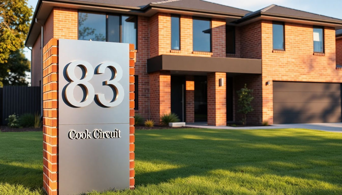 Elevate Your Home's Curb Appeal with Unique Custom Address Signs