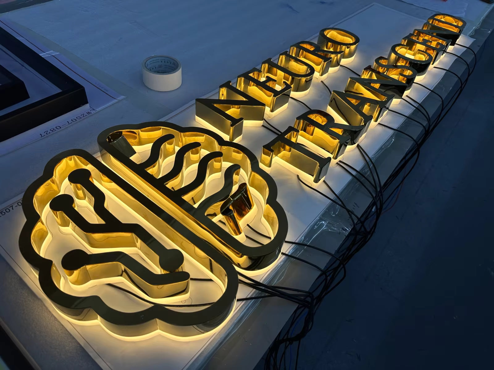 Commercial lighting signage
