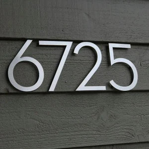 60mm Stainless Steel Self Adhesive House Number.