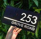 Solar Custom Acrylic House/Letterbox Sign (Standard)