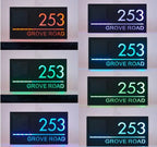 Solar Custom Acrylic House/Letterbox Sign (Standard)