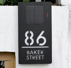 Solar Custom Acrylic House/Letterbox Sign (Standard)